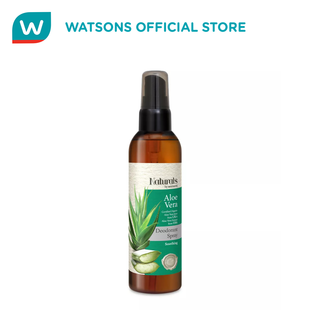 NATURALS BY WATSONS Aloe Vera Deodorant Spray 110ml Shopee Philippines