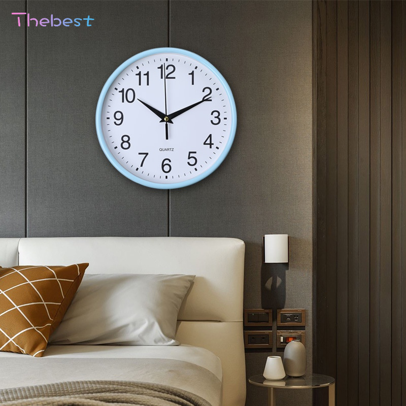 Thebest 8 inch 20cm wall clock living room round clock wall decoration