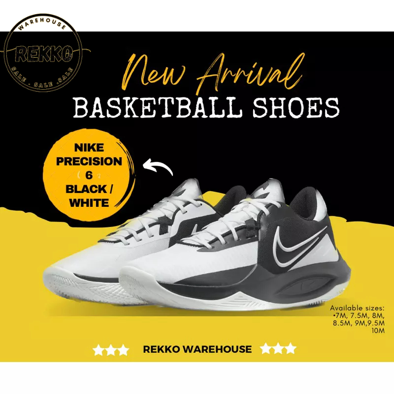 REKKO 100% ORIGINAL NIKE PRECISION 6 BLACK | Shopee Philippines