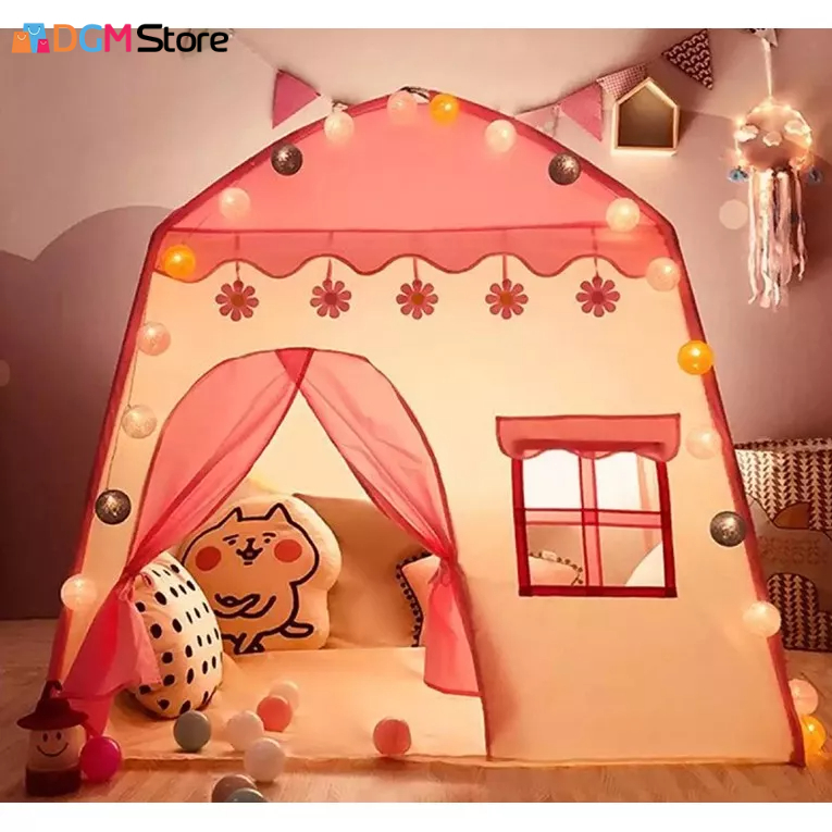 Tent for Kids Girl Play House Castle Play Tent Foldable Oxford