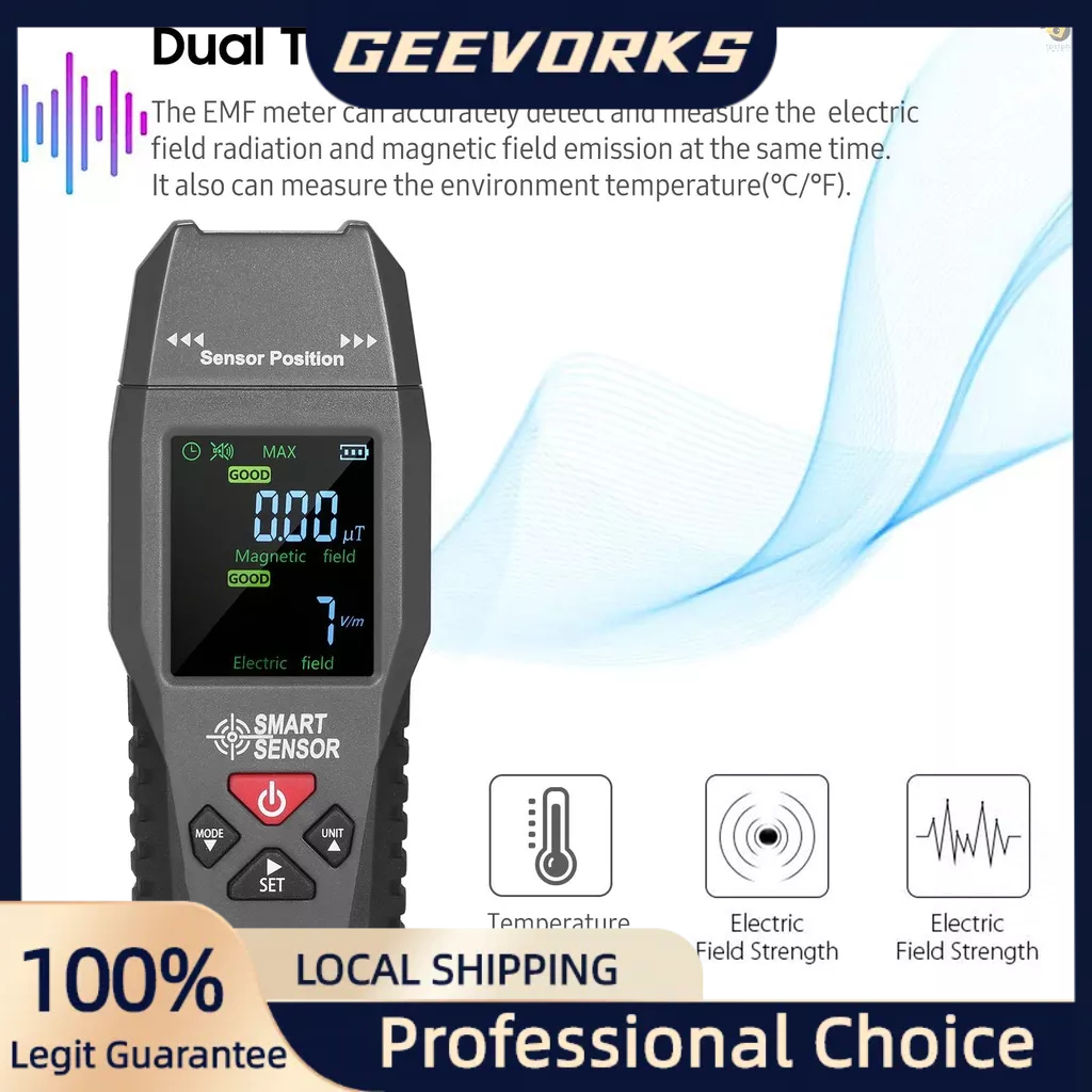 [LOCAL]SMART SENSOR ST1393 EMF Meter Field EMF Detector