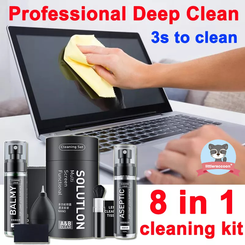 (lcd8in1)screen cleaner laptop cleaning kit keyboard cleaning kit phone