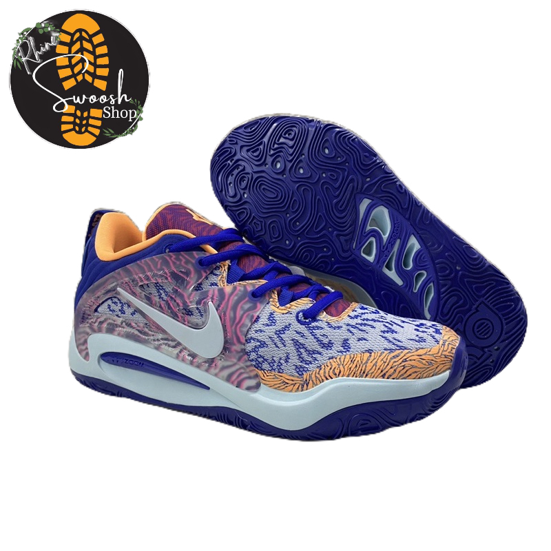 KD 15 Light Blue Orange 'Basketball shoes Shopee Philippines