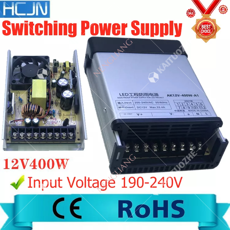 12v 33a 400w Switching Power Supply Driver Led - 12v 24v 48v Power Supply 60w 100w