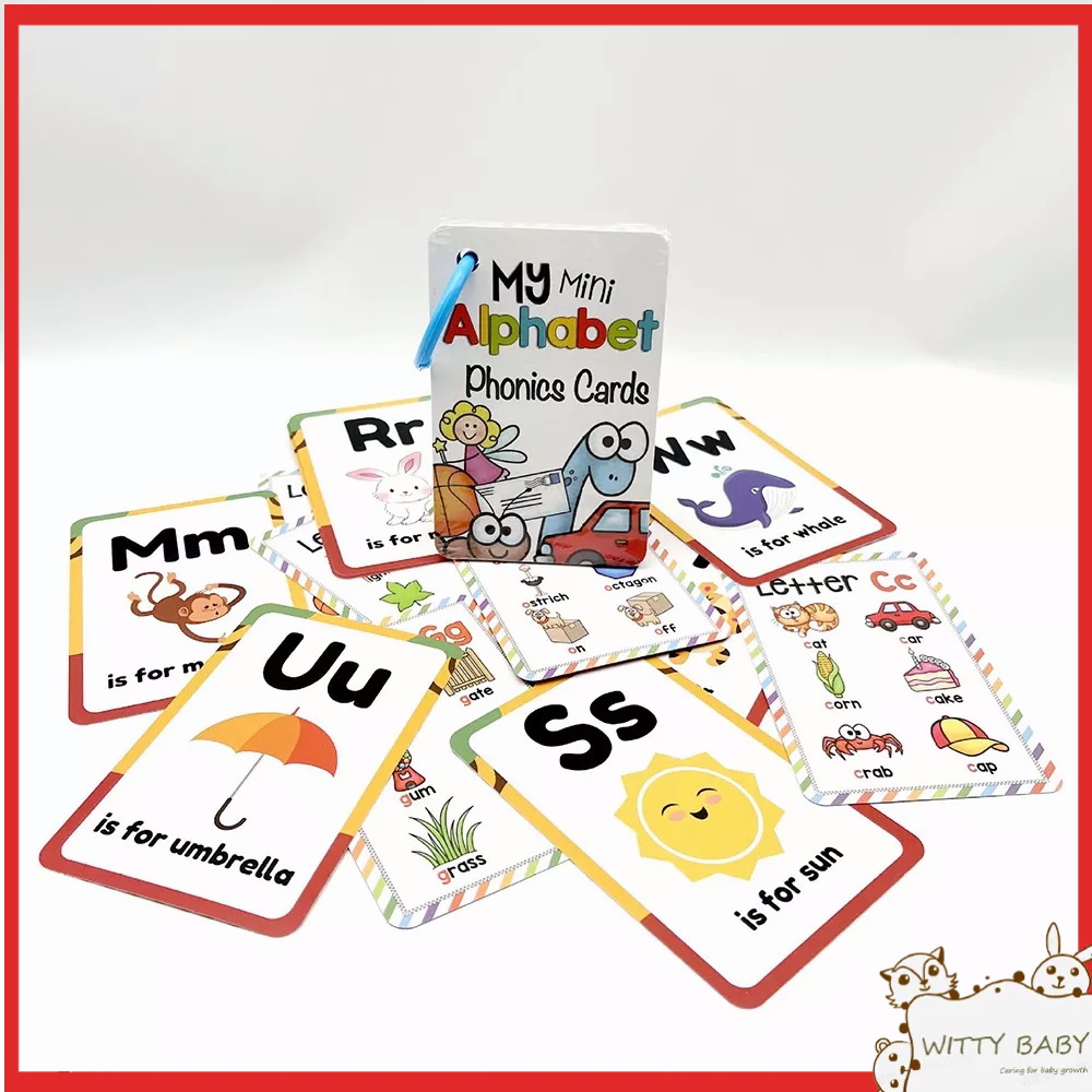 27 Alphabet Learning Cards for kids flash card Alphabet Phonics card ...