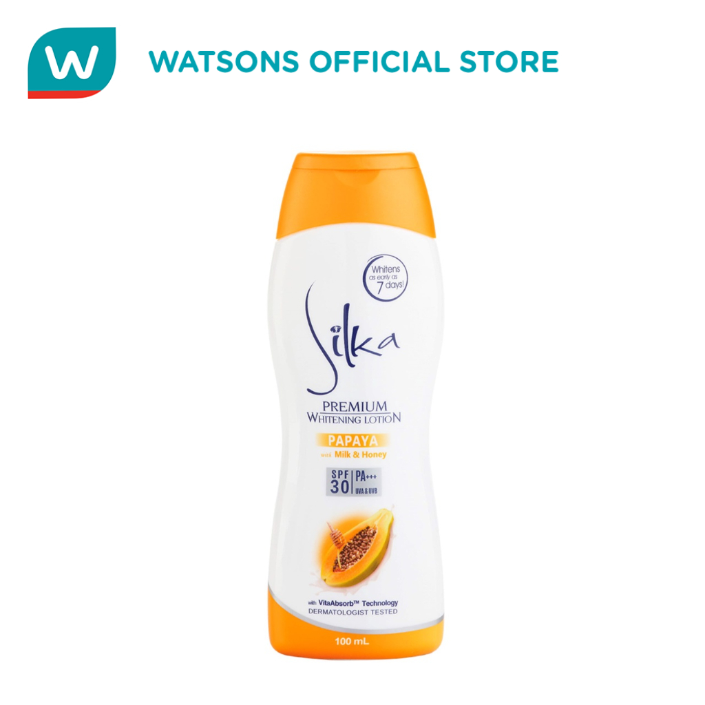 SILKA Papaya Premium Whitening Lotion SPF 30 100ml Shopee Philippines