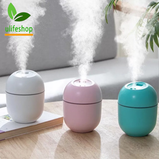 902 Mist Humidifier 260ml Capacity LED Night Light Silent Home Humidifier  Diffuser for Home Car Office - Pink Wholesale