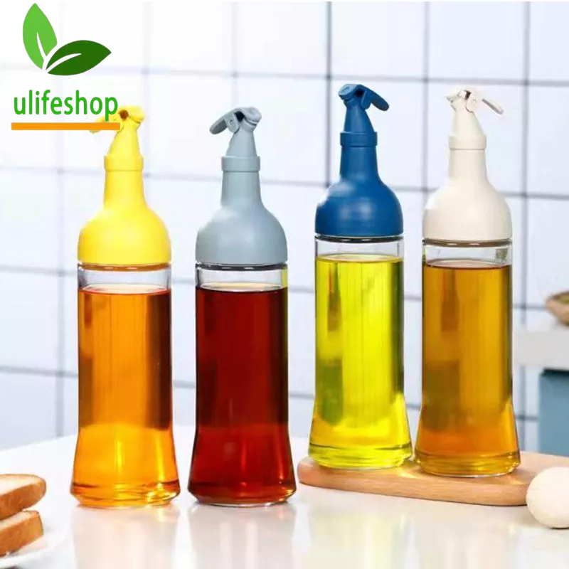 Ulife 500mL Oil Bottle Glass Oil Dispenser Sesame Oil Soy Sauce Vinegar