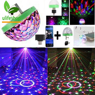 1pc Disco Ball Light, USB Crystal Magic Ball Light, Lumière De