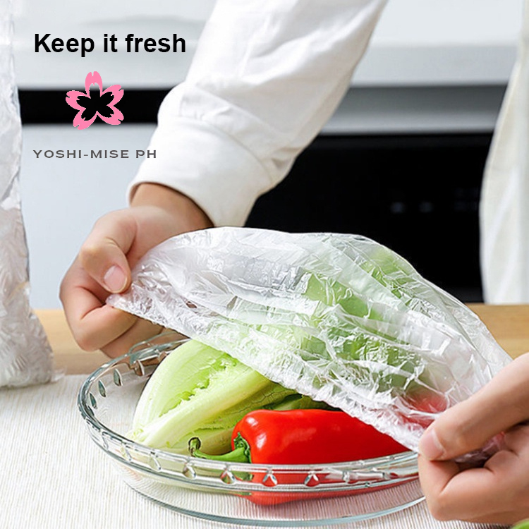 Fresh Keeping Bags Film Elastic Stretch Disposable Bowl Cover Food