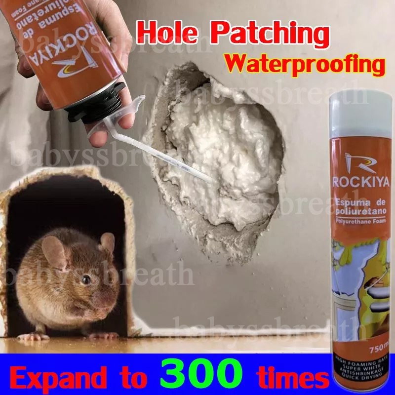 Polyurethane Foam 750mlPU Foam Spray Fills Cracks And JointsGaps Around