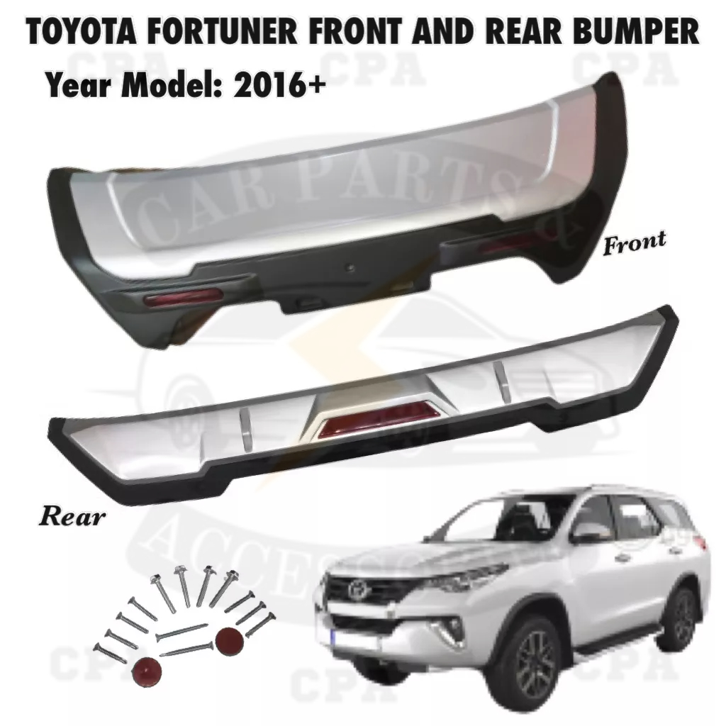 CPA 2016+ FORTUNER FRONT AND REAR BUMPER NUDGE (7454) | Shopee Philippines