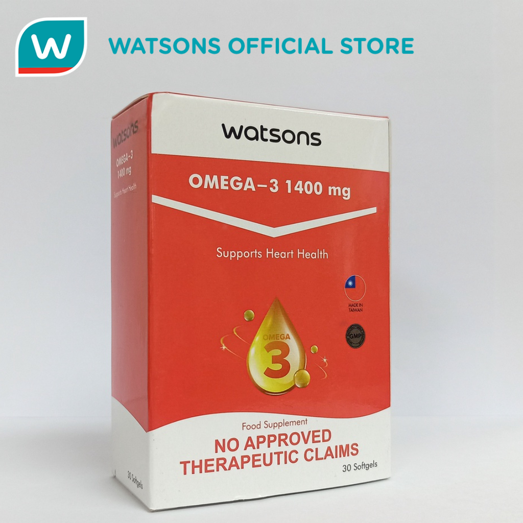 WATSONS Omega 3 Softgel Capsule 1400mg 1 Capsule (sold per piece