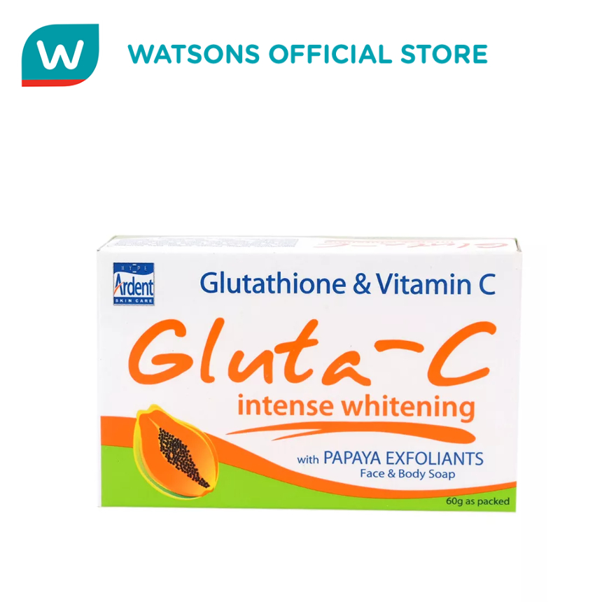 Gluta C Intense Whitening With Papaya Enzymes Face And Body Soap 55g Shopee Philippines 8863