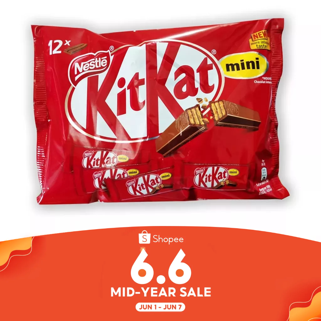 Nestle Kitkat Mini 12 pcs/24pcs (200g/408g) | Shopee Philippines