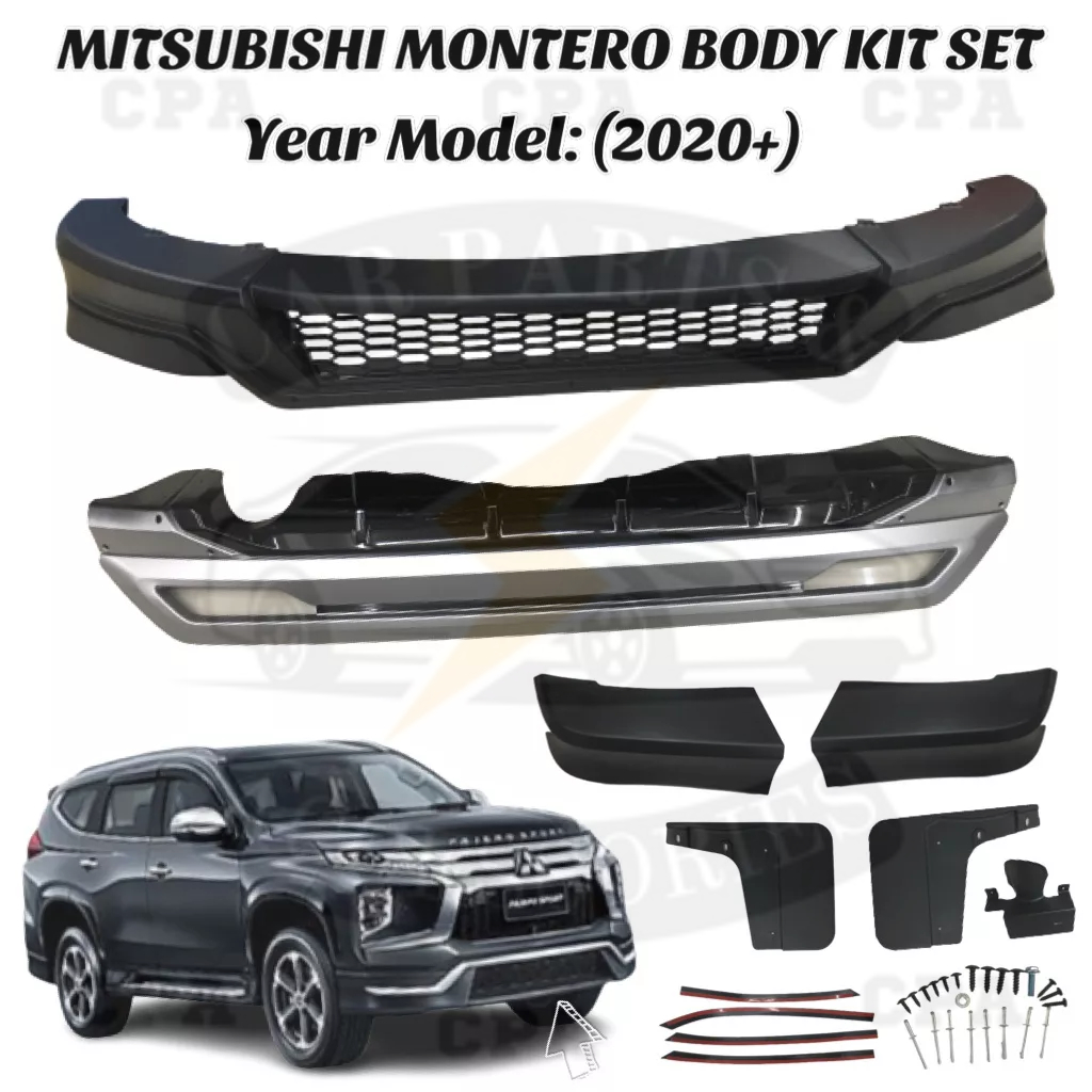 CPA MITSUBISHI MONTERO 2020 2021 2022 2023+ FRONT AND REAR BUMPER NUDGE