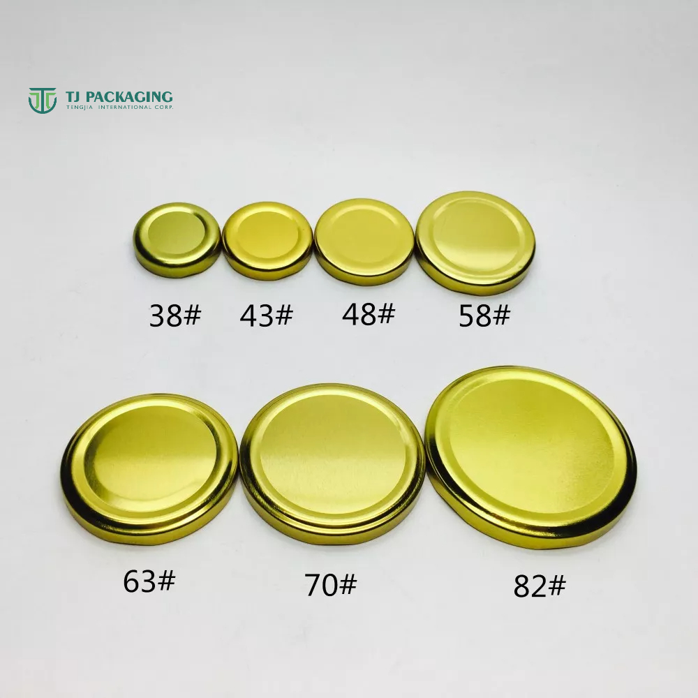 10pcs 38mm 43mm 48mm 53mm 58mm 63mm 70mm Twist Off lids Tinplate Metal ...