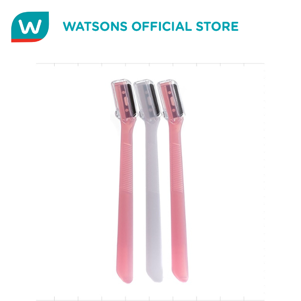 WATSONS Wow Me Out Eyebrow Razor 3 Piece Pack Shopee Philippines