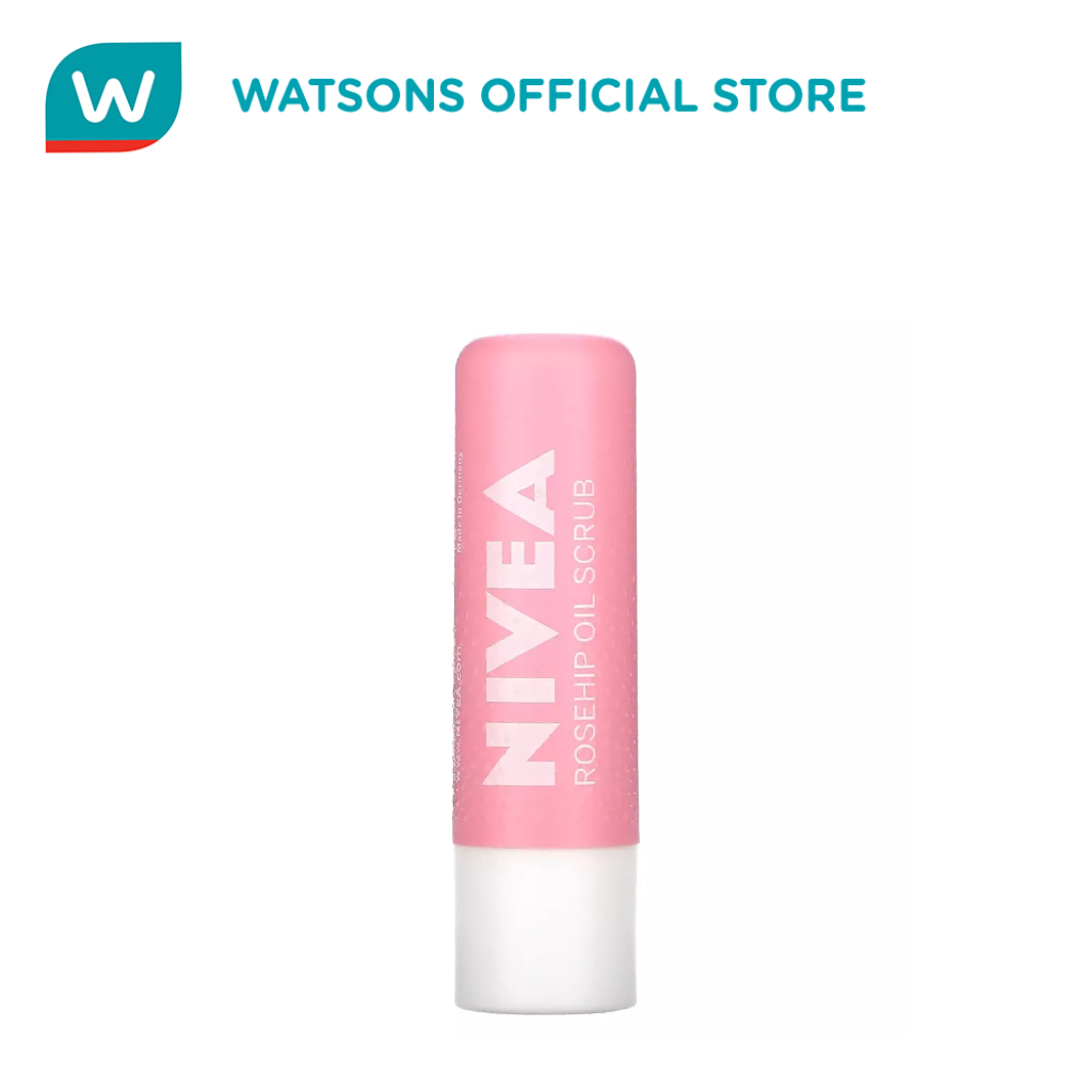NIVEA Caring Scrub Super Soft Lips Rosehip Oil + Vitamin E 4.8g Lip
