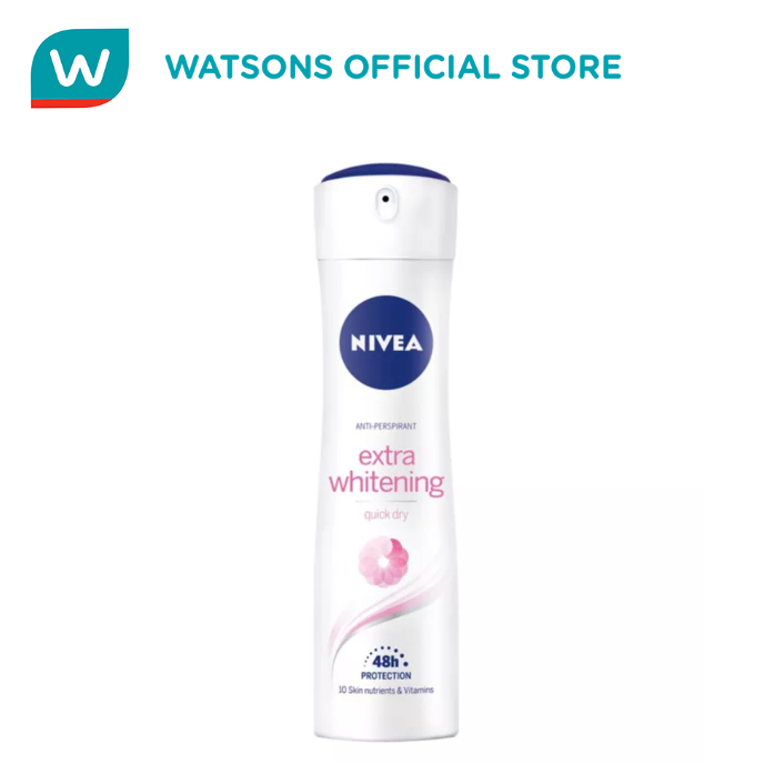 NIVEA Deodorant Extra Brightening Spray Deodorant, Whitening Spray