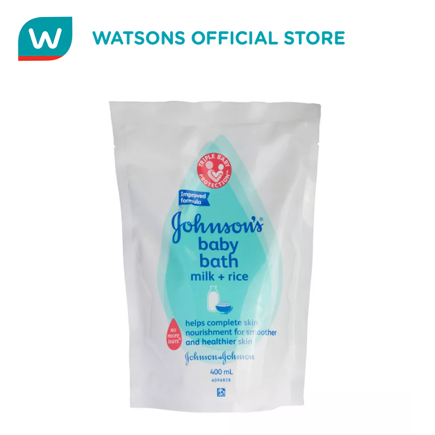 JOHNSONS N JOHNSONS Milk + Rice Bath 400mL Refill Shopee Philippines