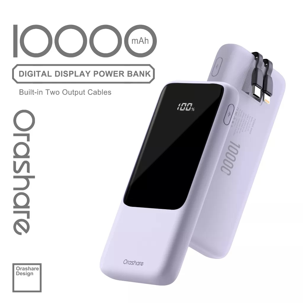 orashare-oh10-10000mah-powerbank-built-in-cable-pd20w-fast-charge-slim