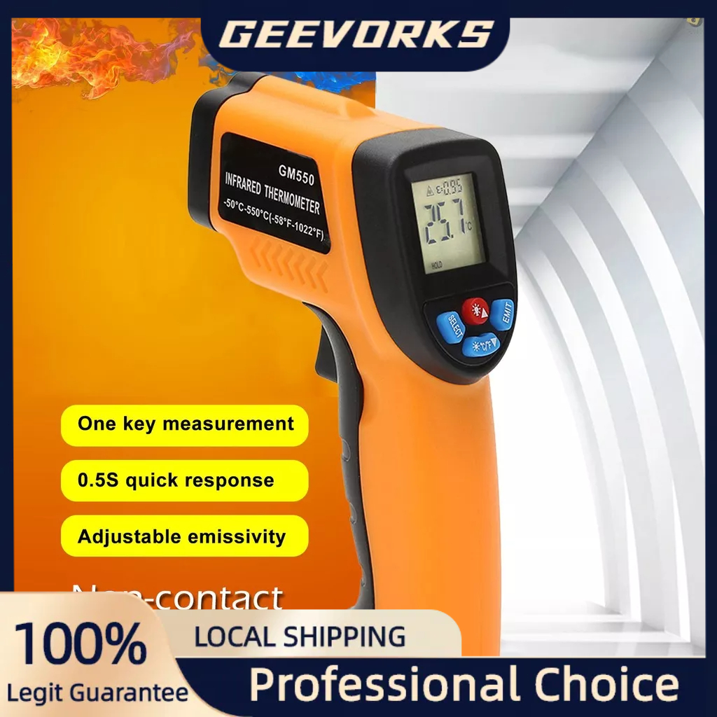 [LOCAL]Handheld Noncontact Digital Infrared Kitchen Thermometer