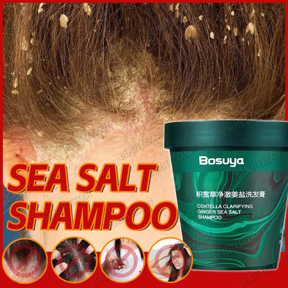 Sea salt shampoo anti dandruff shampoo Dandruff removal shampoo