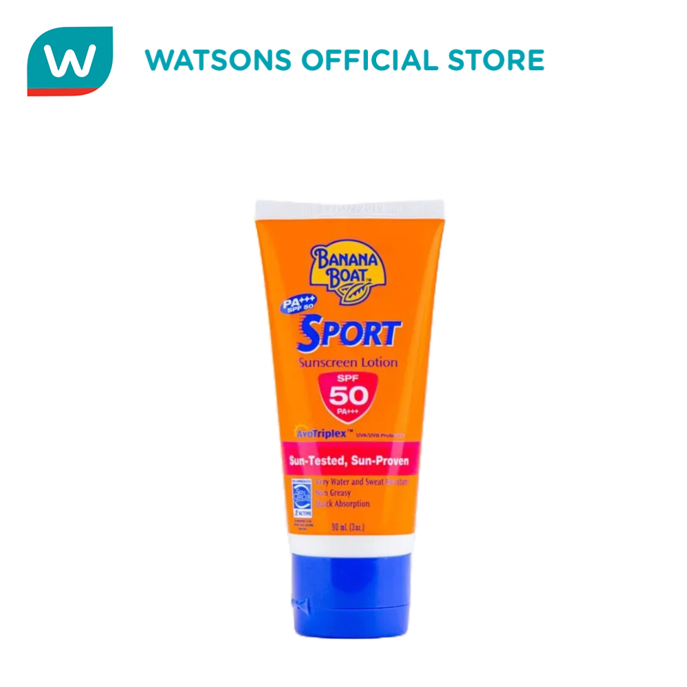 BANANA BOAT Sport Sun Screen Lotion SPF50 90ml | Shopee Philippines