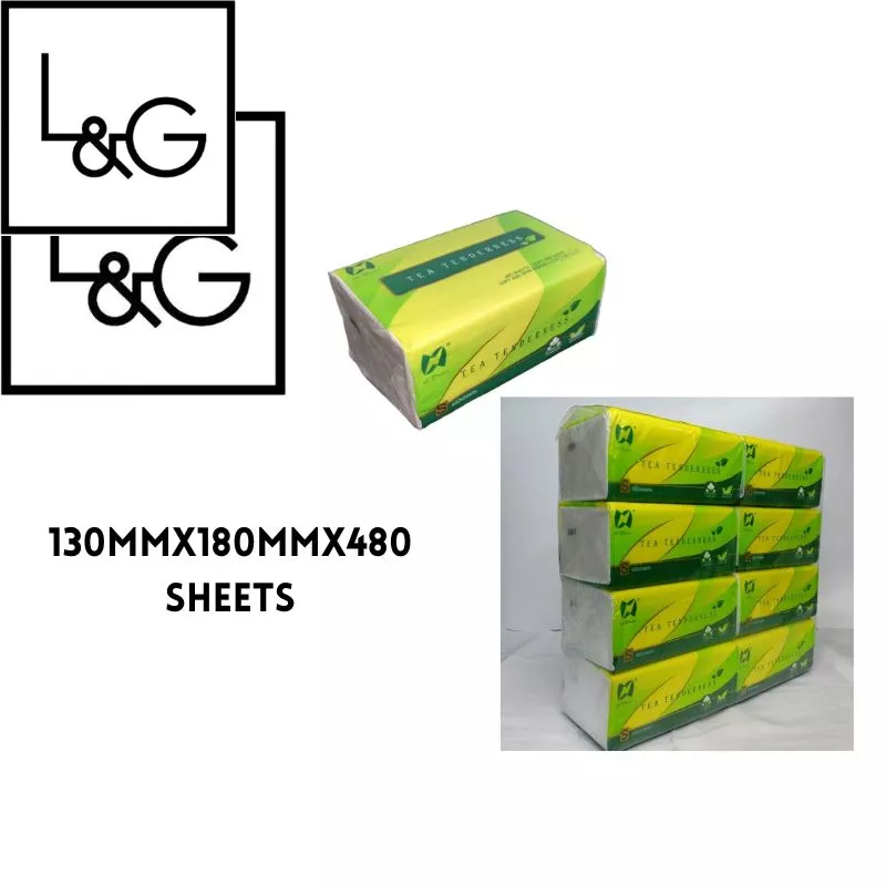 L&G TENDERNESS TISSUE (480 sheets x 80PCS) Tissue Cleaning Tissue Paper Soft And Moist Shopee
