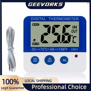 Wireless Digital Refrigerator Thermometer With 2PCS Temperature