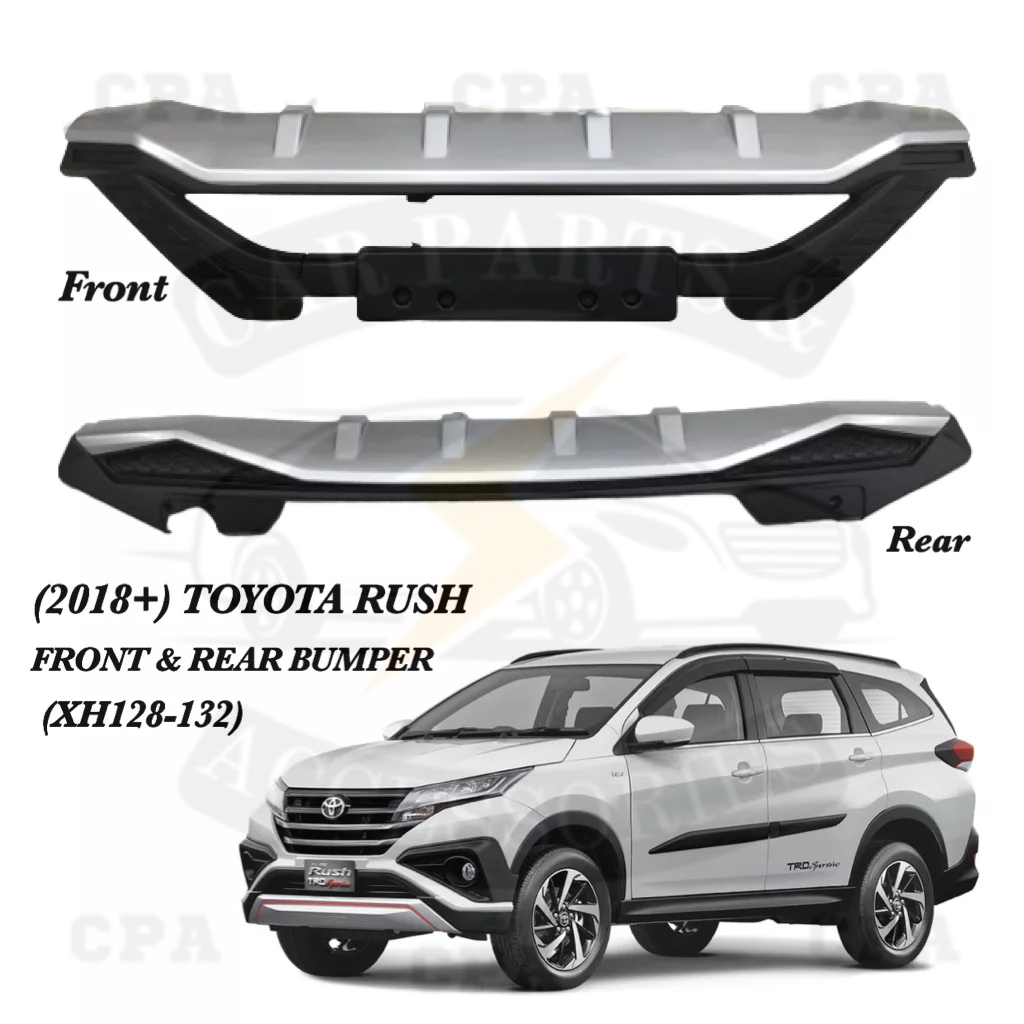 CPA 2018 2019 2020 2021 2022 2023 TOYOTA RUSH FRONT AND REAR BUMPER ...