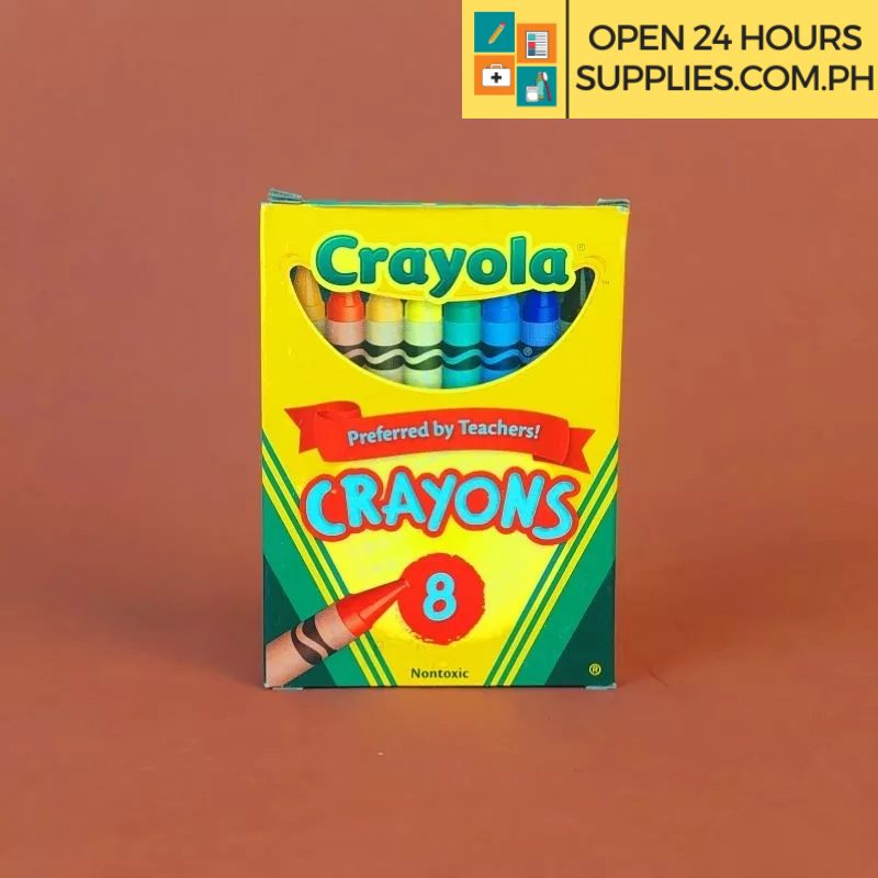 Crayola Crayons 8 Colors Non Toxic Shopee Philippines