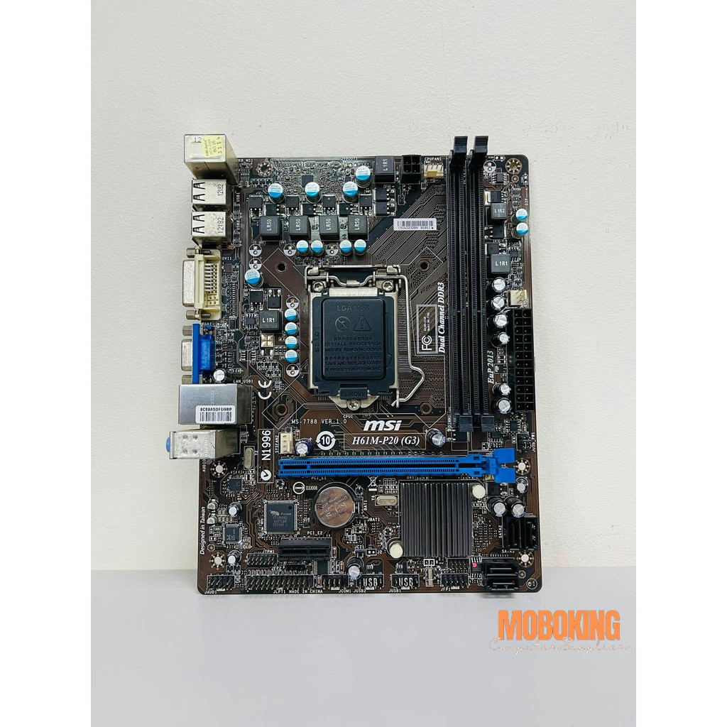 MSI H61M-P20(G3) Desktop 2ND GEN Motherboard H61 Socket LGA 1155 i3 i5 ...
