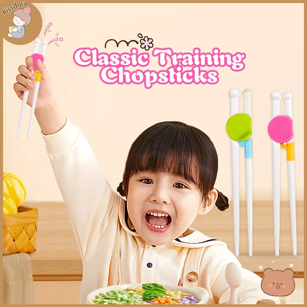 Kissdora BPA Free chopsticks for kids Practice eating set Shopee