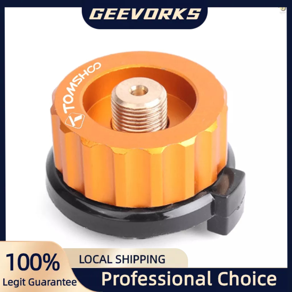 [LOCAL]Outdoor Gas Bottle Adapter Gas Bottle Bracket Gas Refill Valve