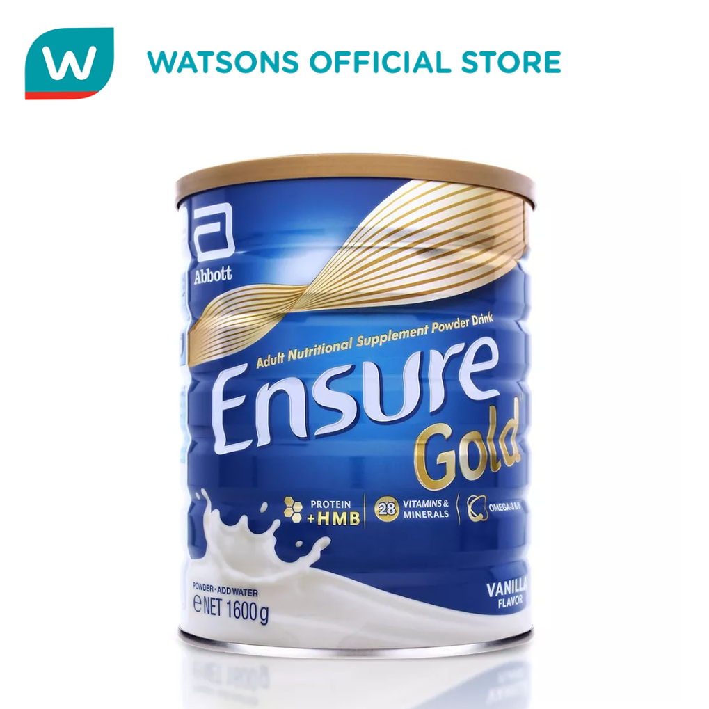 ENSURE Gold Vanilla 1.6kg Powdered Milk Adult Supplement Shopee