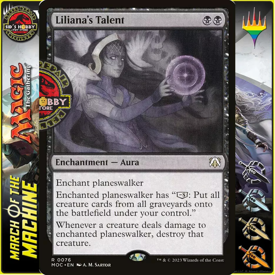 Liliana's Talent x x March of the Machine Commander Black Rare MOC MTG