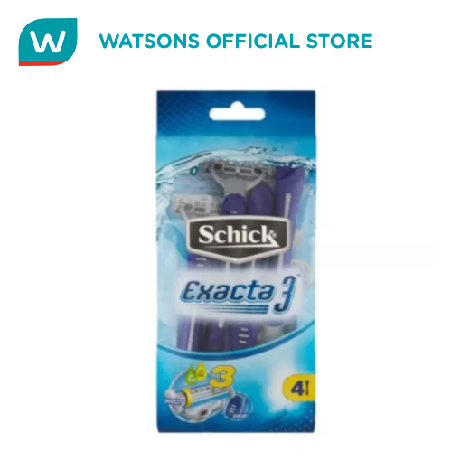 SCHICK Exacta 3 Disposable Razor for Men - 4 Count | Shopee Philippines