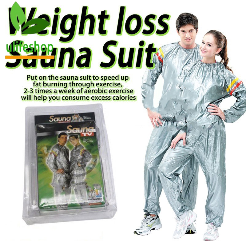 Ulife Sauna Suit Fitness Gym Slimming Shaping Heavy Duty Sweat Suit