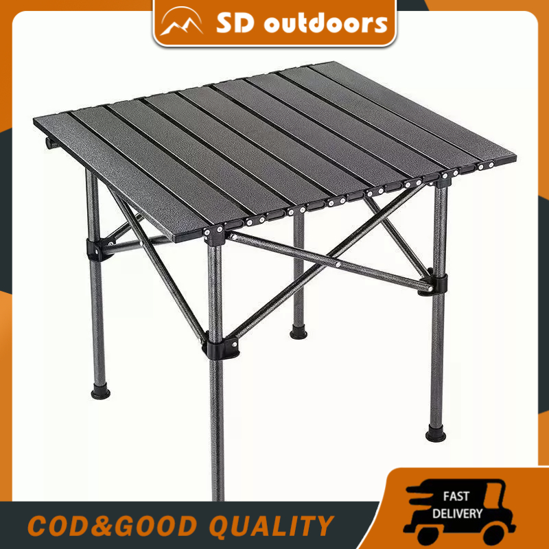 Foldable Table Outdoor Portable Egg Roll Camping Table for Picnic