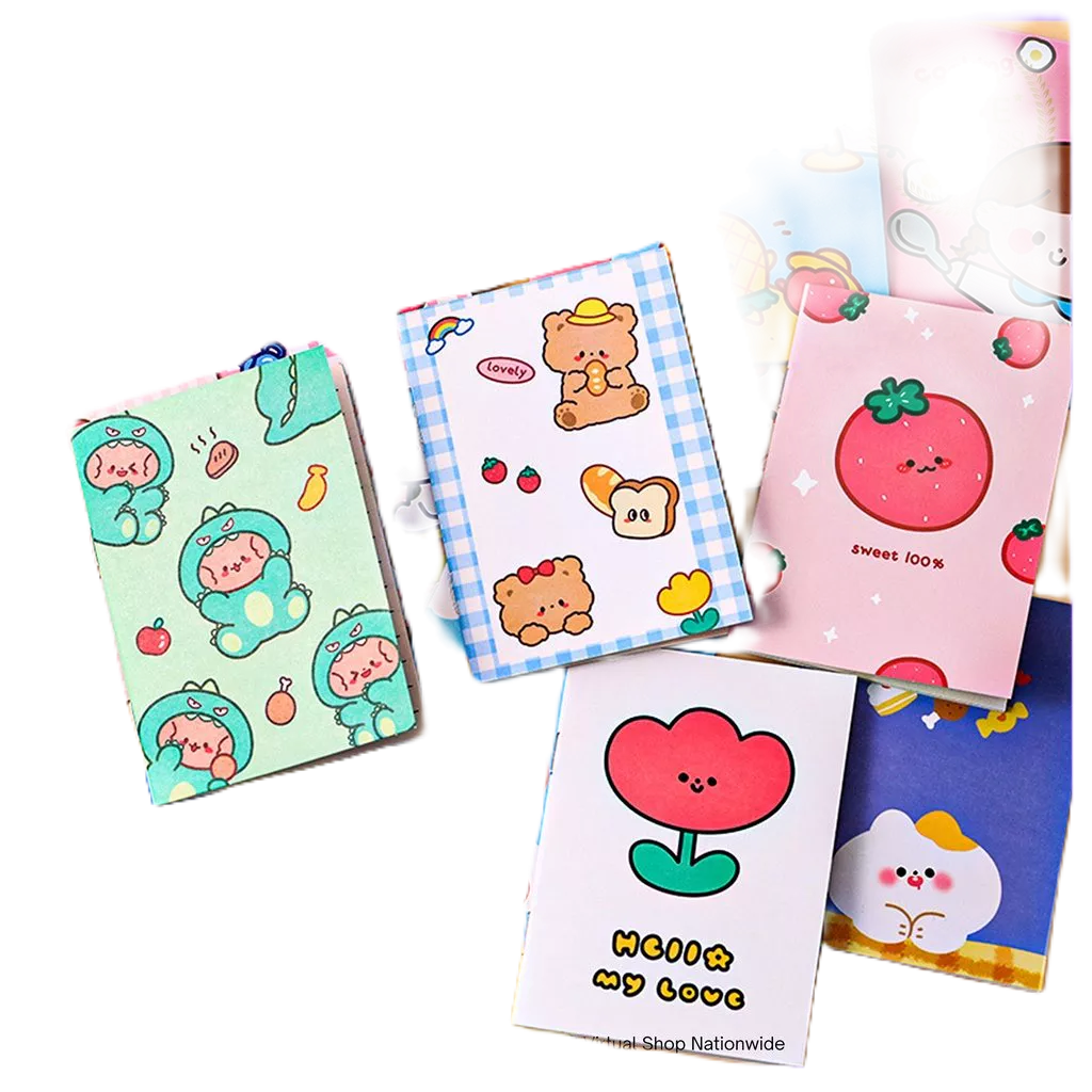 Random Cute Cartoon Mini Notebook Shopee Philippines