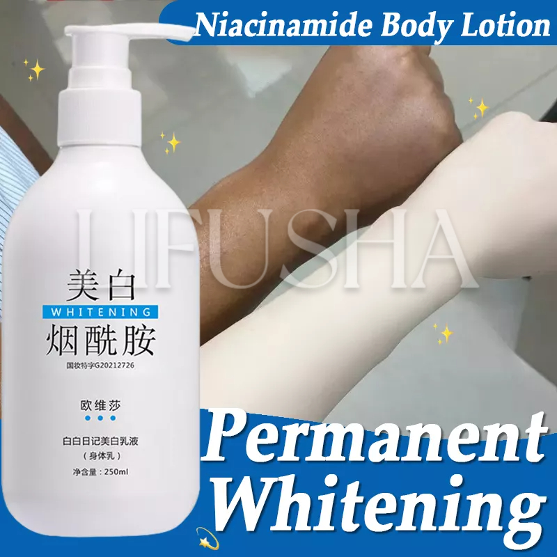 Niacinamide Whitening Body Lotion Improve Lightening Dark Skin Remove