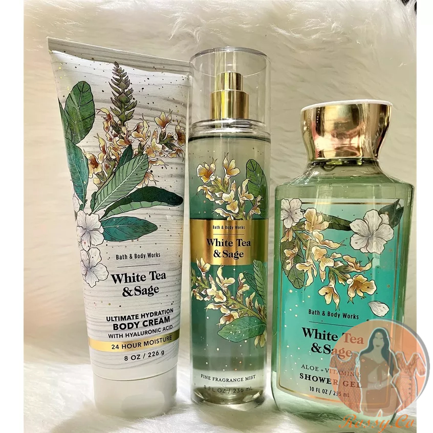 Bath & Body Works BBW WHITE TEA & SAGE Fragrance Mist fr USA! Shopee