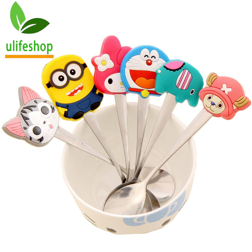Cute kids mini characterized spoon Cute Kitchen Coffee
