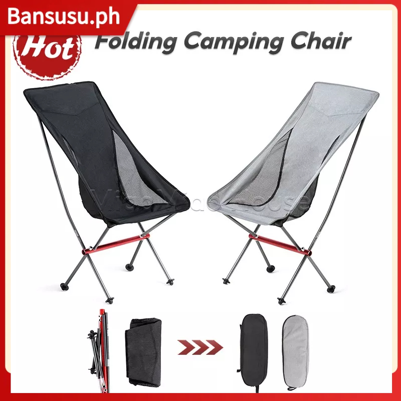 Folding Camping Chair High Back Backpacking Chair Ultralight Compact