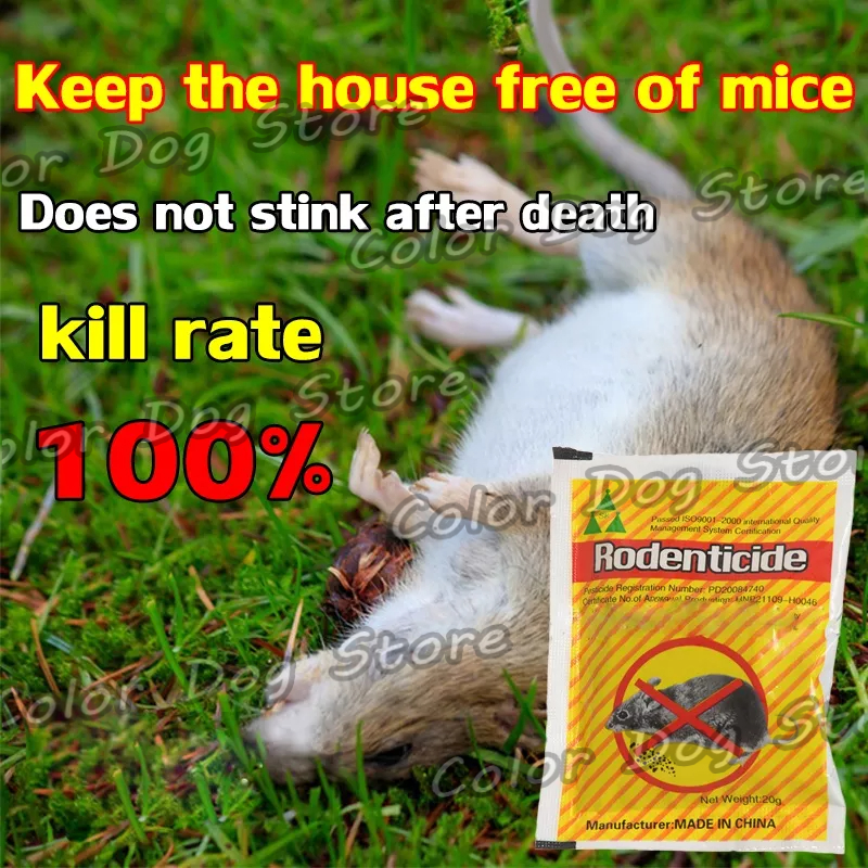 rodenticide Rat killer poison lure that mice like to eat mouse rat trap cage pest control mice