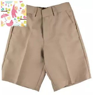 Girl khaki shorts for hot sale school