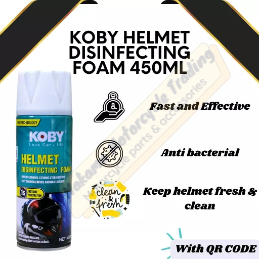 Original Koby Helmet Disinfectant Foam 450ml(wholesale price) | Shopee ...