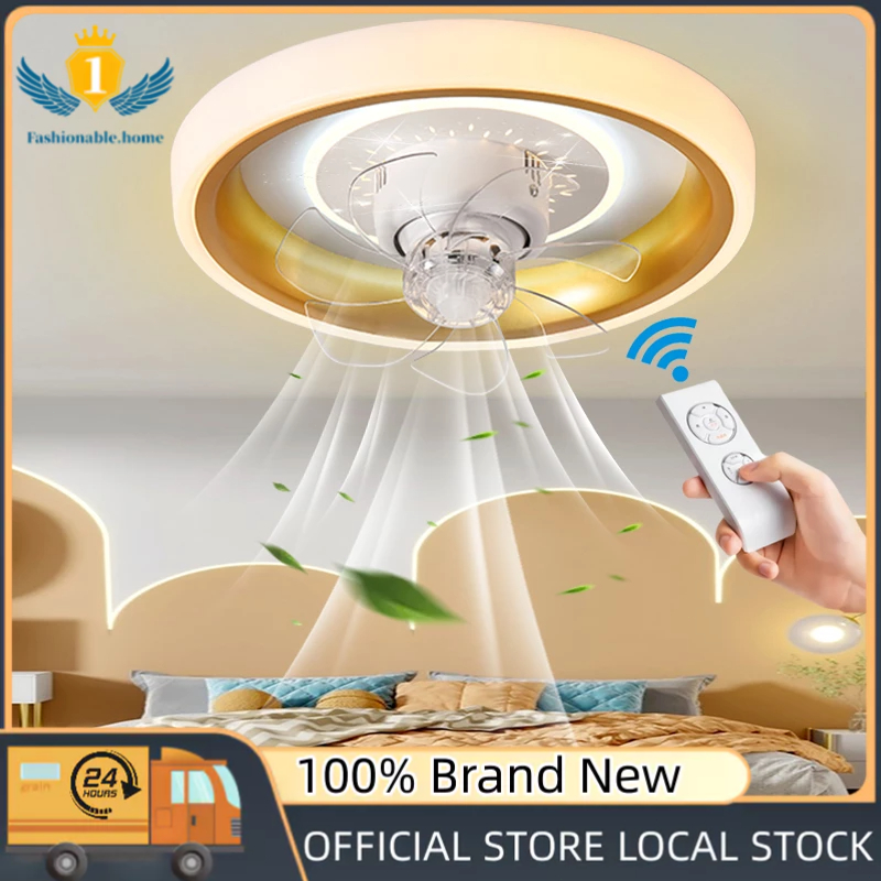 HOT SALE ceiling fan Modern shaking head fan light Tricolor with ...